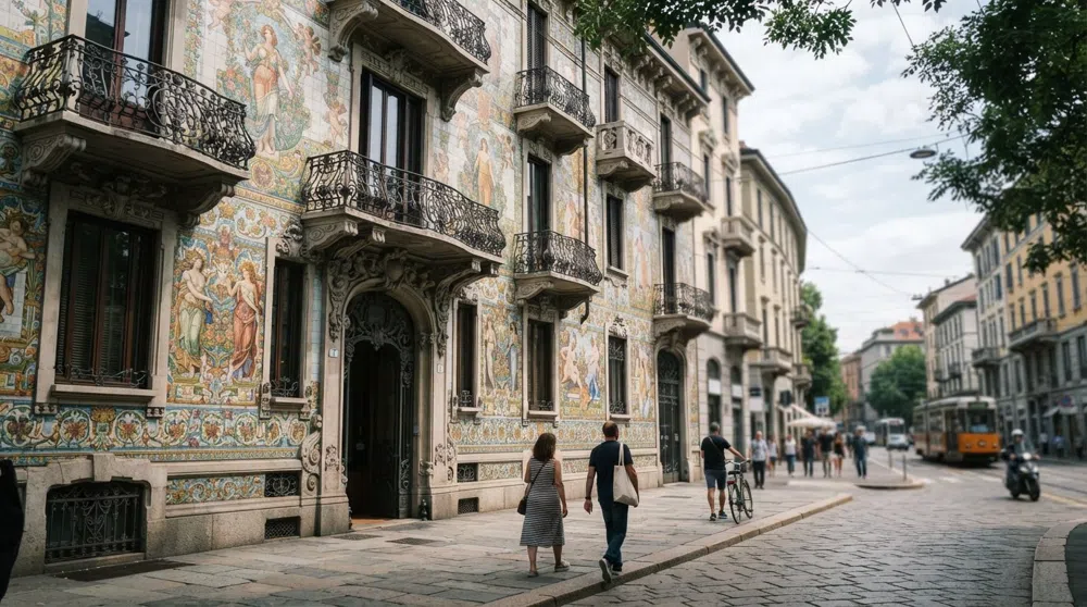 Porta Venezia, Milan: rainbow stripes, Liberty facades and the city’s most open table