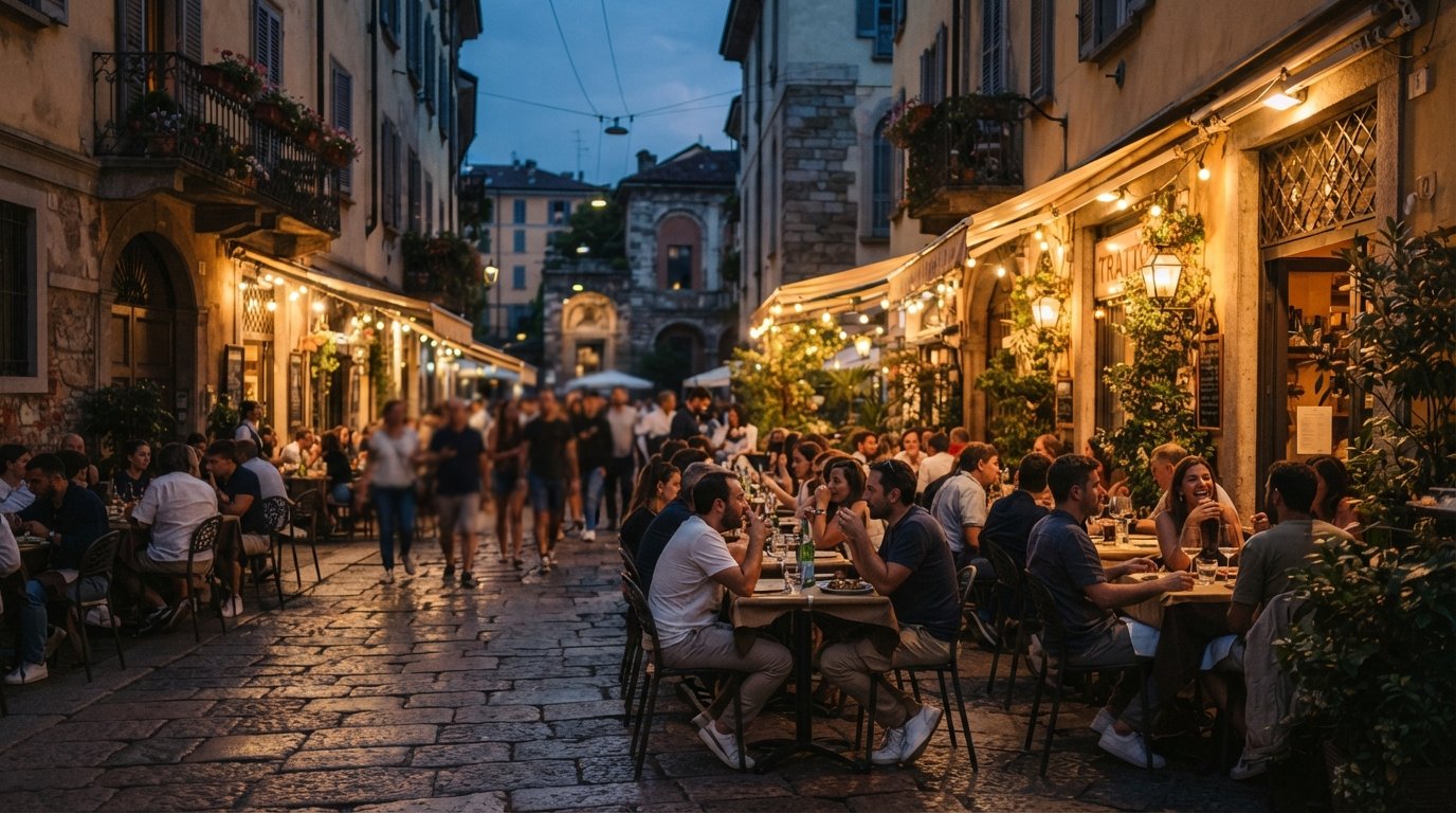 Brera, Milan: the city’s art quarter with a cellar-side aperitivo habit